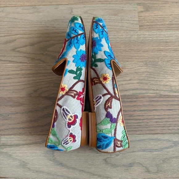 Jon Josef Gatsby Campanilla embroidered Flats 8.5 - Picture 5 of 10